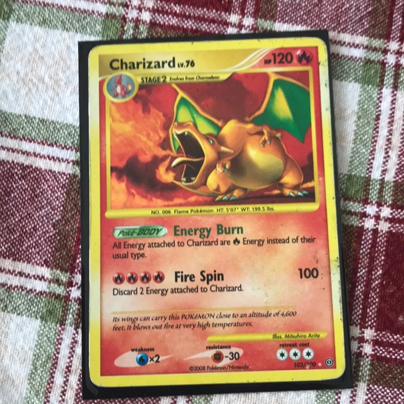Other - Charizard Secret Rare Slightly Damaged